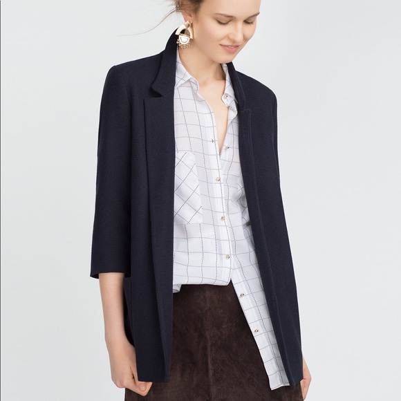 zara longline jacket